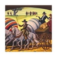 thumbnail image 1 of Wagon on the Horizon - Canvas, 1 of 10