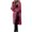 03 Hot Pink, variant on Weiqiqre Long Cardigan Sweaters for Women Ribbed Knit Open Front Long Sleeve Oversized Fall Casual Coat with Pockets
