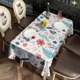 thumbnail image 2 of Pioneer Flower Floral Print Pattern Rectangle Tablecloth 60"x120", Waterproof Polyester Table Cloth, Wipeable Spillproof for Dining Camping Indoor Outdoor, 2 of 6