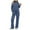 Blue, variant on Petite Lounge Sets for Women 2 Piece Lounge Sweat Sets Fall Fashion Matching Sweatsuits Wide Leg Pants Travel Outfit Winter Clothes AG,XXL