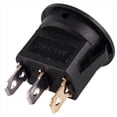 thumbnail image 6 of 2X 12V LED Inverter Rocking Rocker Switch ROUND SPST ON- for BOAT Car Blue, 6 of 7