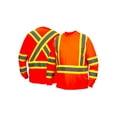 thumbnail image 3 of Pyramex Safety RCLTS3120X2 Long sleeve moisture wicking t-shirt in orange - 2X large, 3 of 11