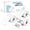 N20 labels, variant on Label Maker Machine with Tapes,HKHKPI Bluetooth Portable Thermal Label Printer for Business Home School,Address Sticker Makers Inkless Labeler