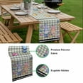 thumbnail image 5 of Bunny Gnomes Easter Table Runner - 108 Inch Long, Kitchen Dining Table Runner Dresser Scarves, Eggs Sage Green Checkered Farmhouse Farmhouse Decor for Coffee Tables Wedding Party Banquet, 5 of 8
