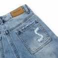 thumbnail image 5 of KIDSCOOL SPACE Girls Flare Jeans,Little Big Girl Ripped Wide Leg Soft Denim Pants,9-10 Years, 5 of 6