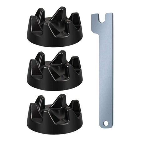 

Ksruee Blender Replacement Parts | 9704230 Blender Coupler Replacement Parts with 1 Wrench | Black Blender Mixer Universal Coupling Parts Replacement Kit Blender Accessories