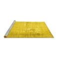thumbnail image 2 of Ahgly Company Machine Washable Indoor Rectangle Persian Yellow Traditional Area Rugs, 4' x 6', 2 of 4
