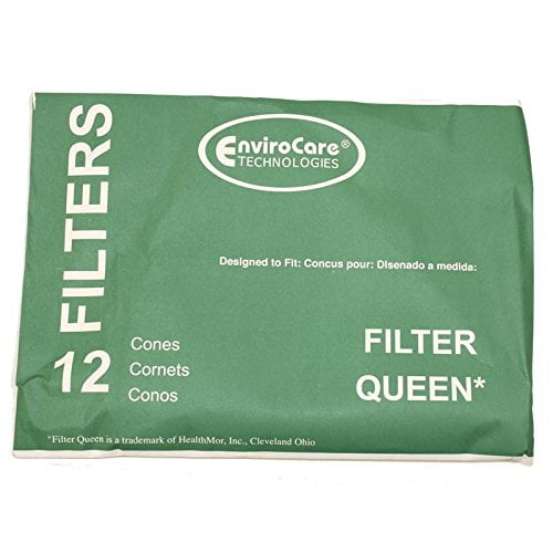 36 Cones & 3 Filters for Filter Queen Majestic Vacuum Bags 
