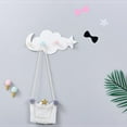 thumbnail image 2 of Plastic Star Cloud Hook Clothes Storage Hanger Rack Wall Kid Bedroom Decor, 2 of 7