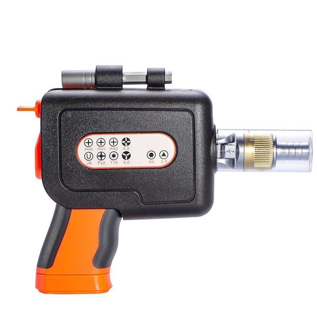 CHENMEI 16 In 1 Multi Screwdriver Set Screwdriver with Bit Screwdriver Set with 14 Bits for Home DIY (Orange)