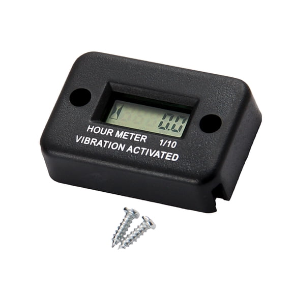 OFFIGAM Digital Motorcycle Tachometer with LCD Display and Hour Meter, 1 Piece, Accurate Gauge for Bikes