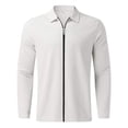 thumbnail image 6 of mens-clothing-waffle-style-zipped-lapel-jacket-outdoor-sports-tops, 6 of 8
