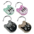 thumbnail image 3 of KAKOWELY 4Pcs Locker Locks Convenient Padlocks Multi-function Combination Locks Home Accessory,2.13X"X1.38"X0.39", 3 of 5