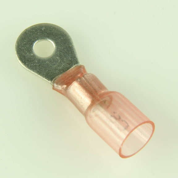 8 Ga. Heavy Duty Heat-Shrink Ring Terminals, 5/16" Stud - (pack of 10)