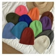 thumbnail image 5 of CoCopeanut Cotton Winter Hats for Woman New Beanies Knitted Fluorescent Hat Girls Autumn Female Beanie Caps Warmer Bonnet Ladies Casual Cap, 5 of 6