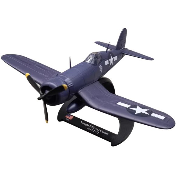 JIAHAOO WWII Navy F4U Corsair Fighter Model for Aviation Decor Die-Cast Alloy, Showcases Aviation Heritage