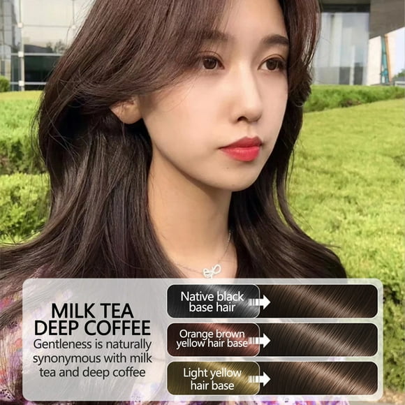 Oil Hair Easy Hair Dyeing Does Not Stick To Scalp Plant Extract Hair And Long-lasting Colors 200ml