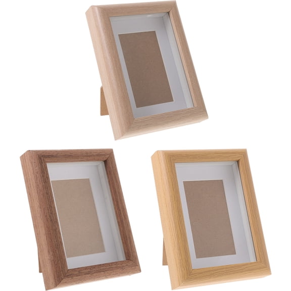 WHAMVOX  3 Pcs Tabletop Picture Frames Practical Photo Baby
