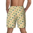thumbnail image 4 of Balery Sea Turtle And Whale Mens Swim Trunks Swim Shorts for Men Quick Dry Inseam Beach Shorts with Compression Liner Pocket-, 4 of 9