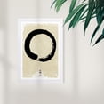 thumbnail image 2 of Wynwood Studio World and Countries Framed Wall Art Prints 'Enso' Asian Cultures Home Decor - Black, White, 13" x 19", 2 of 4