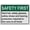 Warning Sign 2, variant on ANSI Private Property Sign No Trespassing Firearms Discharge Prohibited - 8"x12" Weatherproof UV Resistant Workplace Caution Sign
