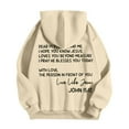 thumbnail image 5 of CONFREE Men's Hoodie Letter Prints Hoodies For Men Graphic Long Sleeve Casual Pullover Hooded Sweatshirts With Pockets, 5 of 6