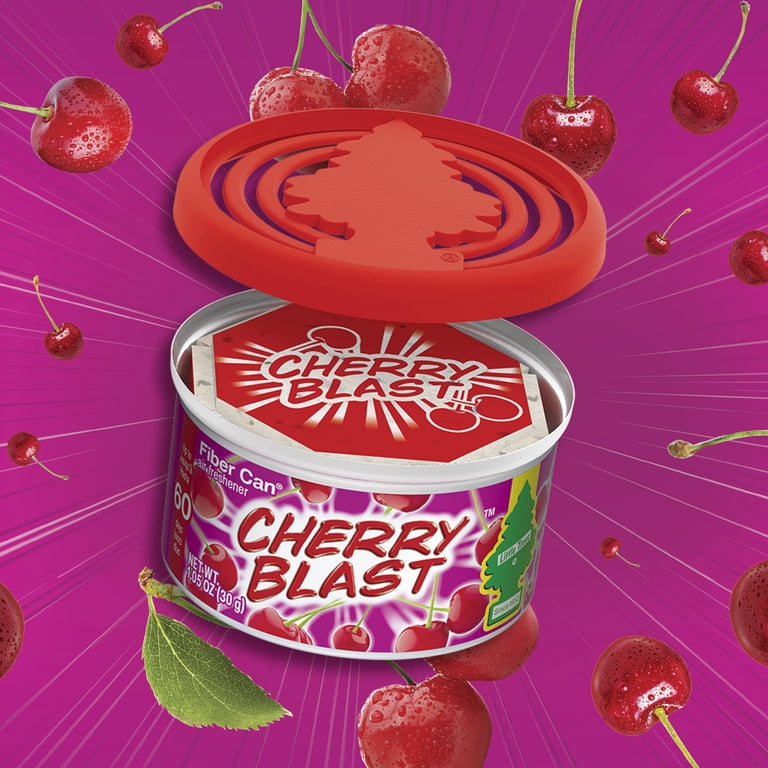 Little Trees Air Freshener Fiber Can Cherry Blast 1.05oz - Walmart.com