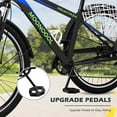 thumbnail image 4 of 24 inch Adults Mountain Tricycles, 24"/26"/27.5" 7-Speed Heavy Duty Trikes w/Spacious Basket 3-Wheeled Bike for Adventurous Rides, Shopping, Exercise, and Recreation, 4 of 10
