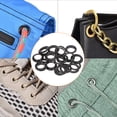 thumbnail image 6 of Uxcell 50 Sets 26mm Hole Copper Grommets Eyelets Black for Fabric Leather Canvas Curtain, 6 of 6