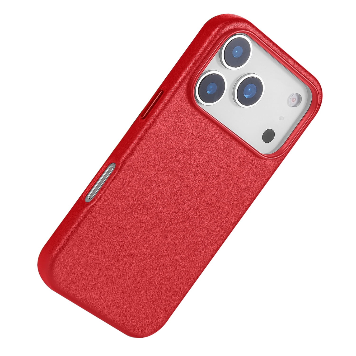 Leatherette Case with inner Magsafe for iPhone 17 Pro Max - Red