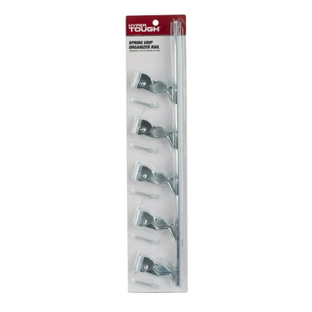 Hyper Tough Wall Mounted Adjustable Spring Grip Tool Organizer