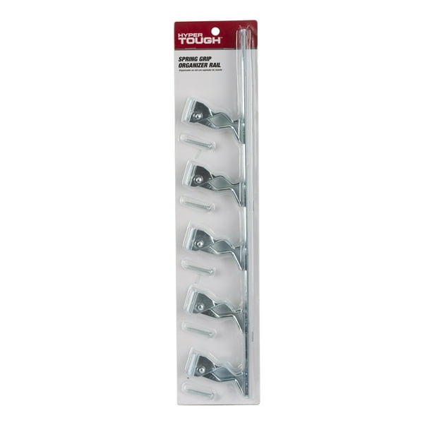 Hyper Tough Wall Mounted Spring Grip Tool Organizer