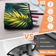 thumbnail image 3 of Makeup Bag Small Toilet Cosmetic Bags Travel Makeup Case Waterproof for Women Girls 6.7X9.45inches - Lush Tropical Palm Leaves in Shades of Green, 3 of 7