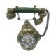 thumbnail image 5 of Decoración de teléfono perfecl Estatua de teléfono Retro de resina Verde, 5 of 8