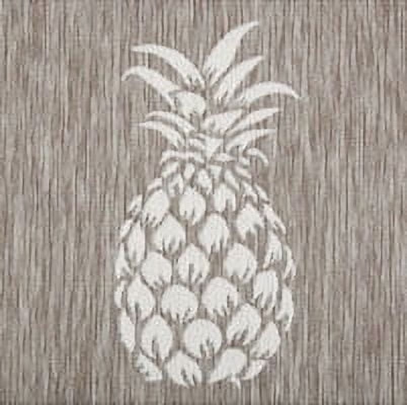 Martha Stewart Aloha Air Kitchen Mat, Coffee, 19.6" x 32"