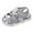 Grey, variant on Icvfdpl Sandals Baby Boys Girls Summer Children Flat Bottom Anti Open Toe Non Cartoon Car Seaside Breathable 6 Months-12 Months