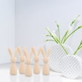 thumbnail image 3 of 10pcs Unfinished Wooden Peg Dolls Peg Rabbit Wooden Figures Blank Peg Doll Rabbit For Diy, 3 of 8