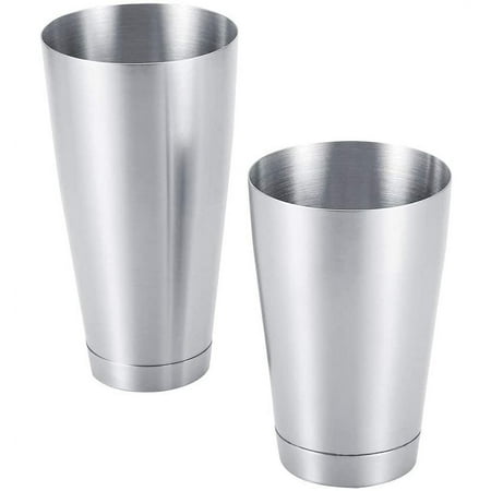 

Stainless Steel Boston Shaker 2 Piece Set Weighted Professional Bartender Cocktail Shaker