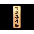 thumbnail image 3 of Curb-N-Sign Reflective 911 Address Sign for Mailbox, Single/Double Sided, Solid Aluminum, Custom and Pre-Drilled signs Horizontal/Vertical, 5 Year Warranty (Single Sided (Horizontal, Tan), 3 of 9