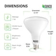 thumbnail image 3 of Sunco Lighting 6 Pack BR30 LED Bulb, 11W=65W, 6000K Daylight Deluxe, 850 LM, E26 Base, Dimmable, Indoor Flood Light for 5" or 6" Cans - UL, 3 of 6