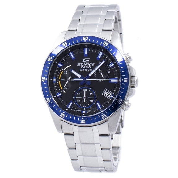 Casio Edifice Men's Chronograph Blue Dial Stainless Steel Watch EFV-540D-1A2