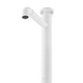thumbnail image 3 of Avallon Single Hole, Single-Handle Wheel, High Arc Bathroom Faucet in Matte White, 3 of 11