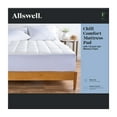 thumbnail image 3 of Allswell Chill Comfort Gel Memory Foam Mattress Pad, Full, 3 of 9