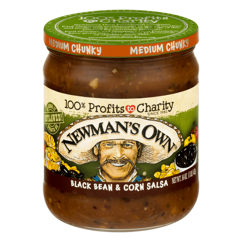 newman-s-own-black-bean-corn-salsa-medium-chunky-walmart-walmart