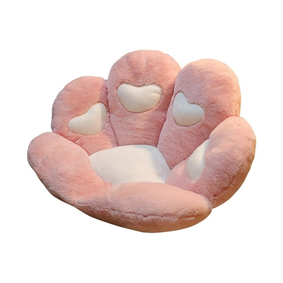 Save Big Now, Carestrong Home Decor Cat Paw Cushion Cute Chair Cushion Kawaii Paw Shape Chair Cushion,Gaming Chair Cushion Cat Plush Lazy Sofa Cushion for Girls Gaming Chair|100%Polyester,Pink