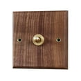 thumbnail image 3 of simhoa Wooden Lighting Switch Plate Premium Outlet Panel for Hotel Kitchen Room Single Lever, 3 of 8