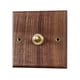 thumbnail image 3 of Placa de interruptor de luz de madera para decoración de pared, práctica y fácil de instalar. Palanca única, 3 of 9