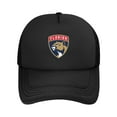 thumbnail image 2 of Florida Panthers Hat Baseball Cap Casquette Washed Contrast Baseball Mesh Trucker Cap For Travel Outdoor, 2 of 5
