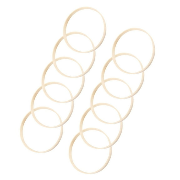 Topbathy 13Pcs Wood Craft Rings for DIY Craft Tool Handmade Projects Photography Props