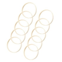 Topbathy 13Pcs Wood Craft Rings for DIY Craft Tool Handmade Projects Photography Props